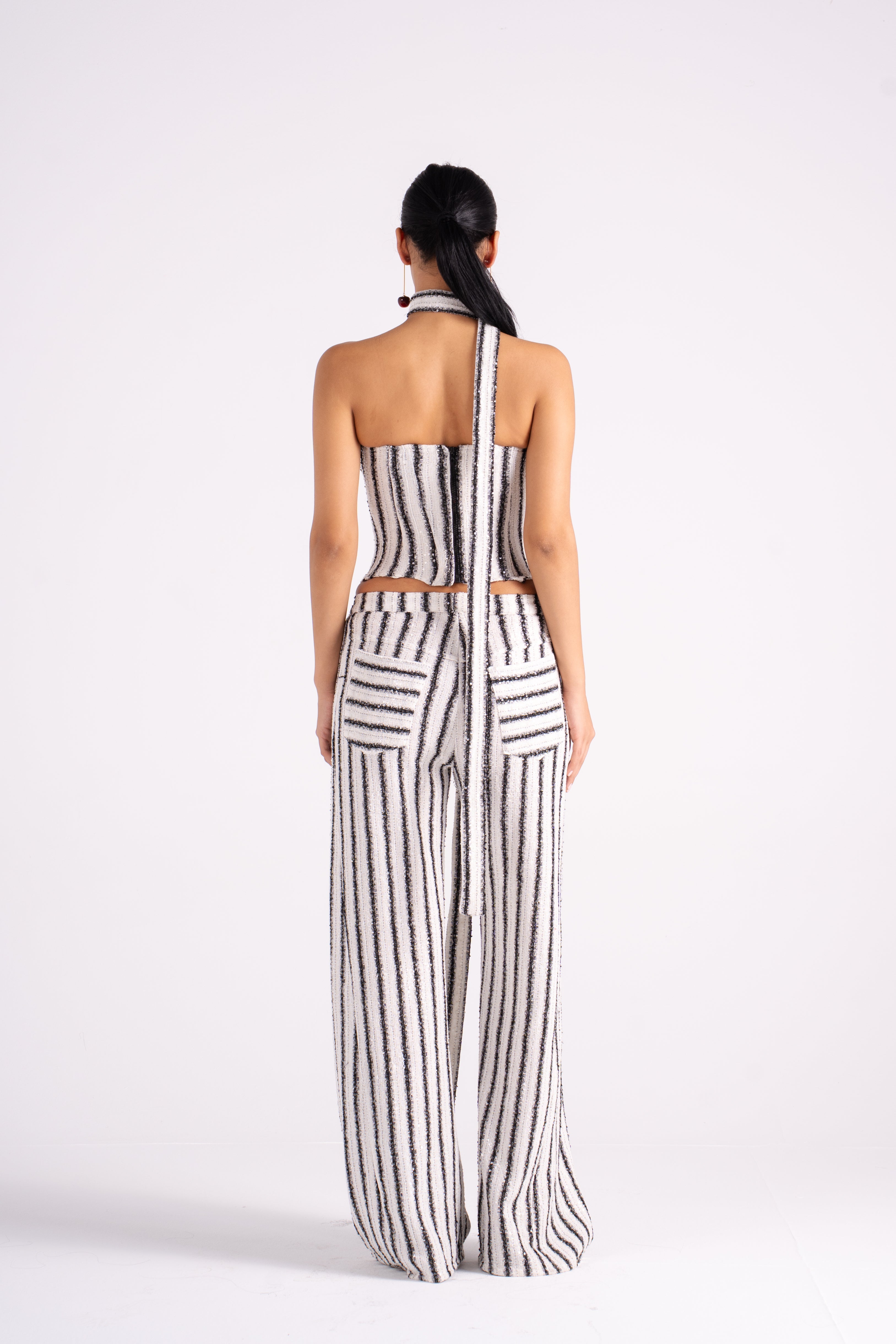 The Bling Striped Bustier