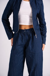 The Striped Denim Jacket