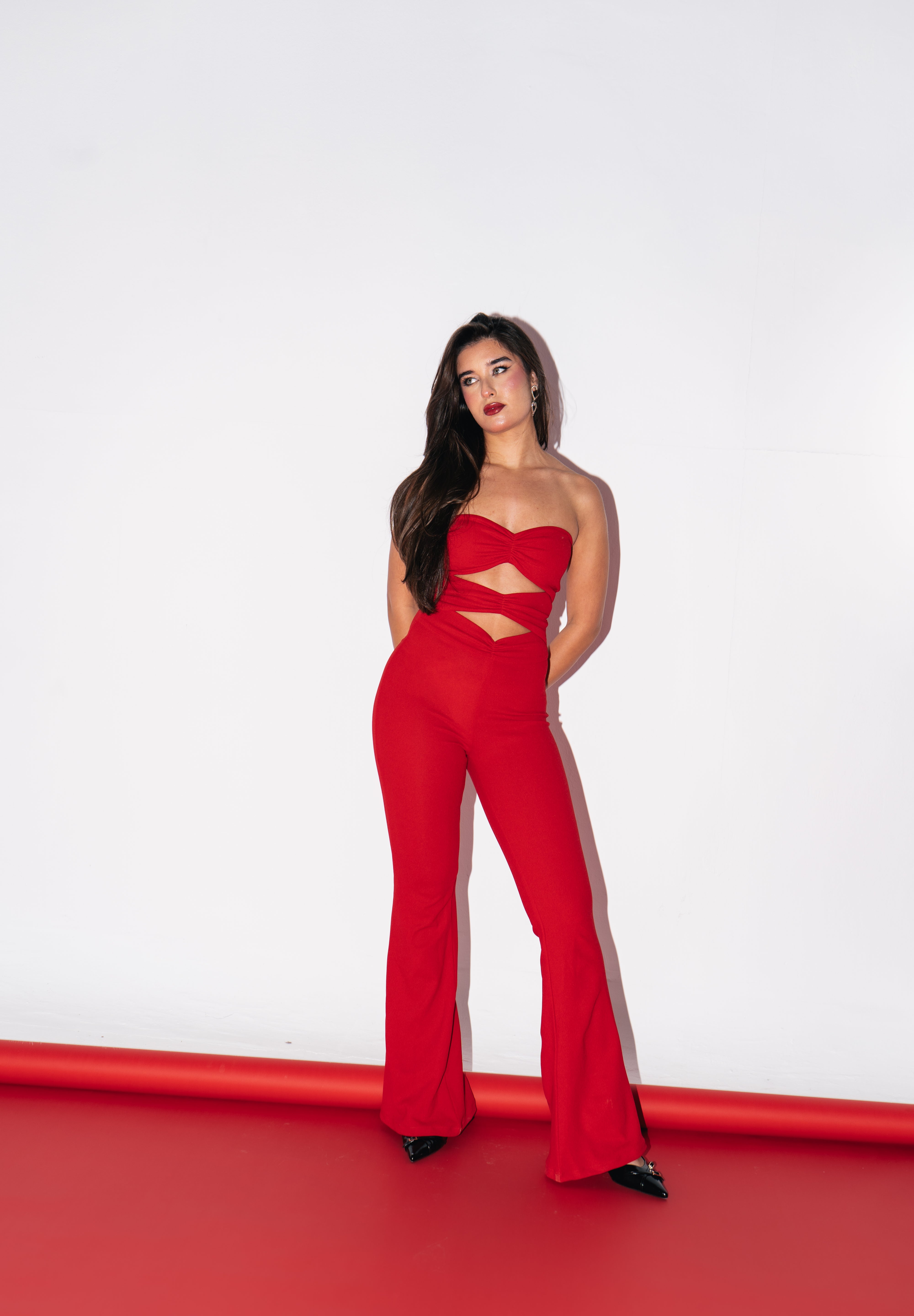 Retro Cutout Jumpsuit