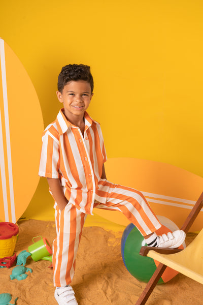 Kids Striped Pants