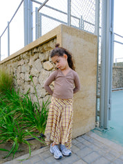 Kids Checkered Skirt