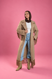 The Fringe Suede Coat