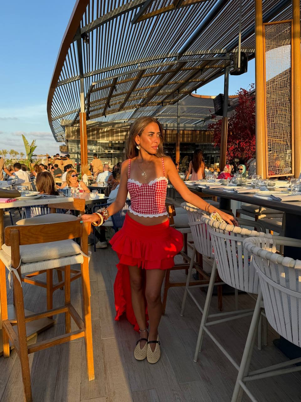 The Cherry Lined Top