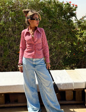 The Cherry Checkered Hourglass Shirt