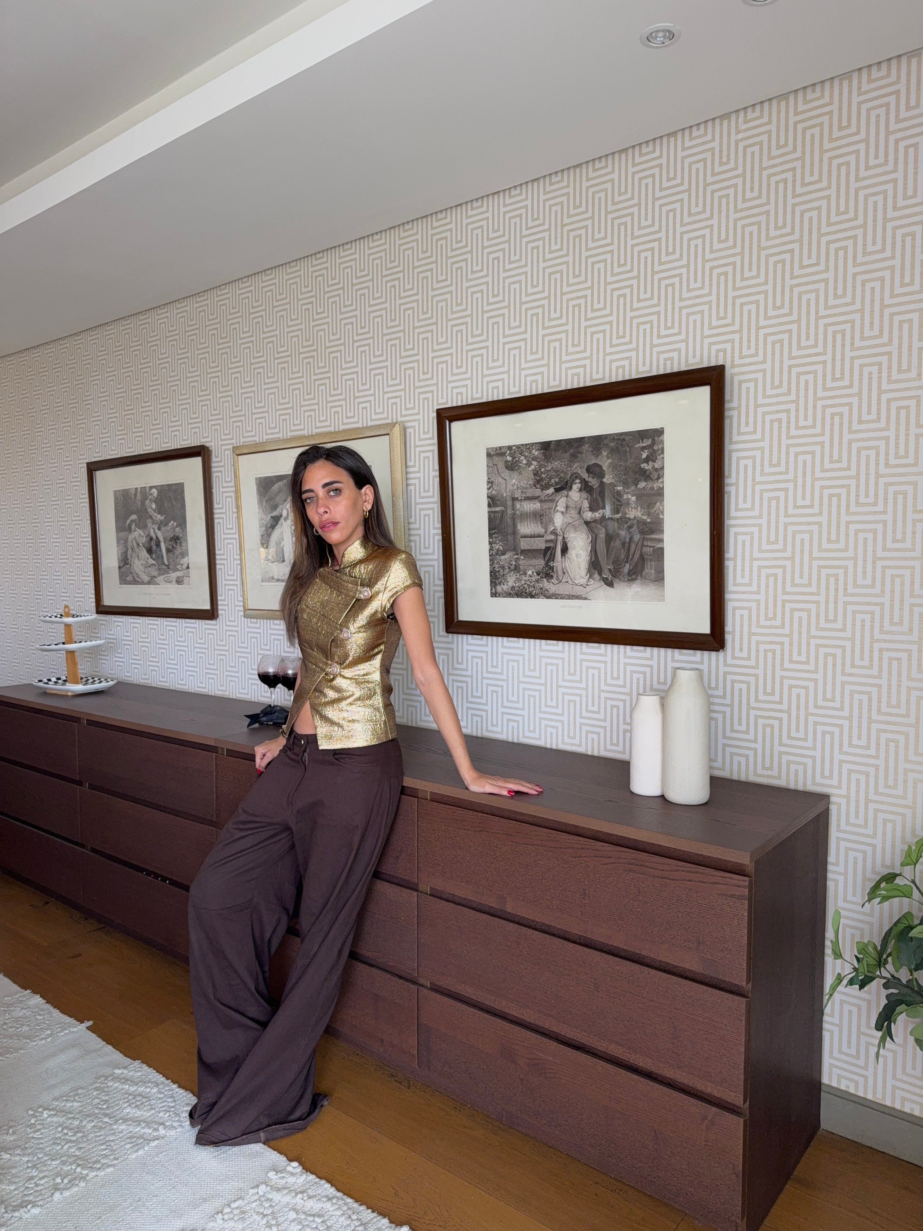 The Golden Mandarin Top