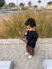 Kids Black Camel Pants