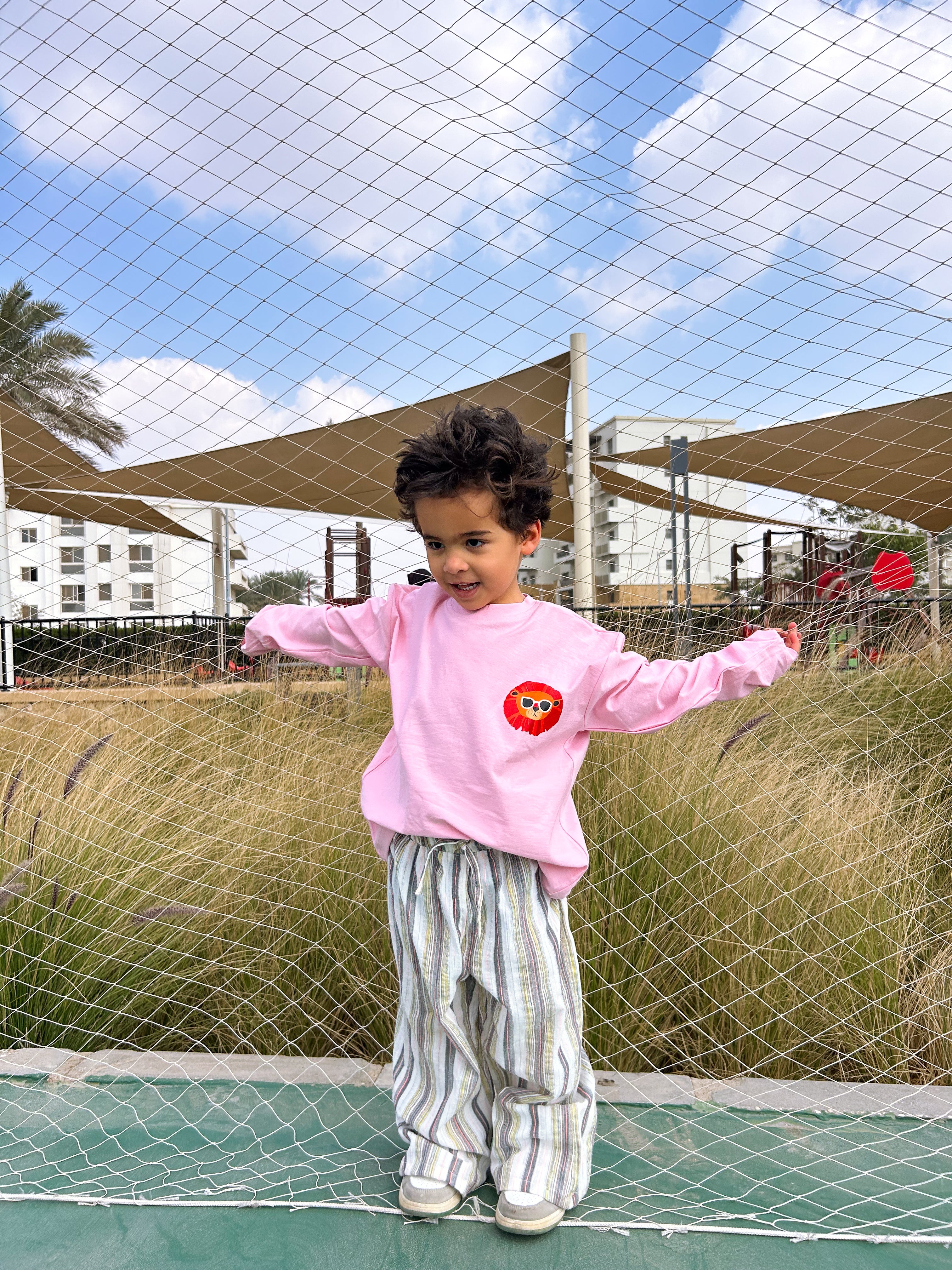 Kids Lion Oversized Tshirt