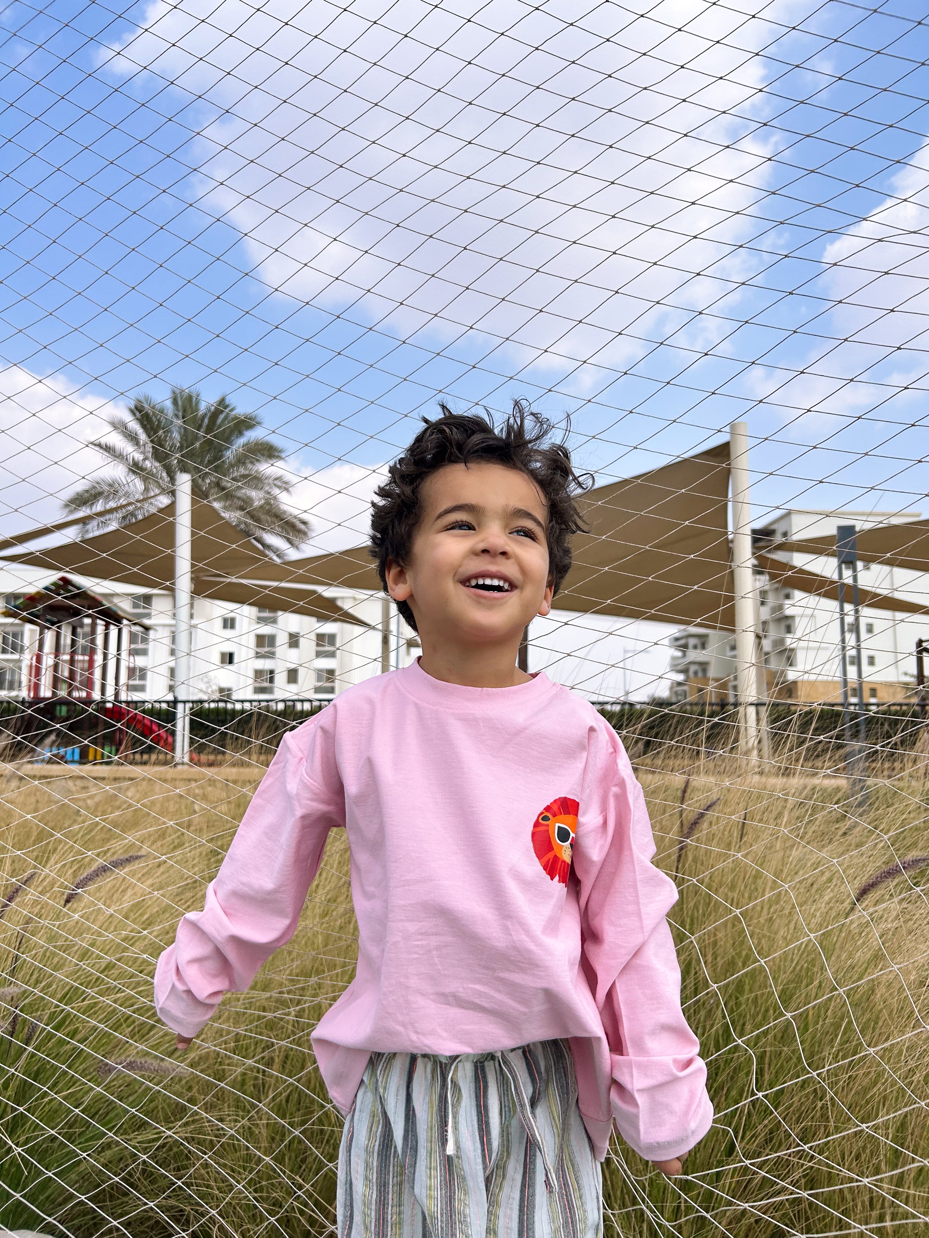 Kids Lion Oversized Tshirt