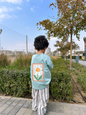 Kids Flower Oversized Tshirt