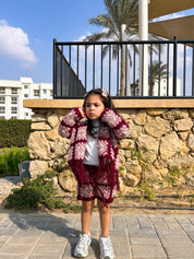 Kids Crochet Skirt set