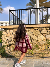 Kids Crochet Skirt set
