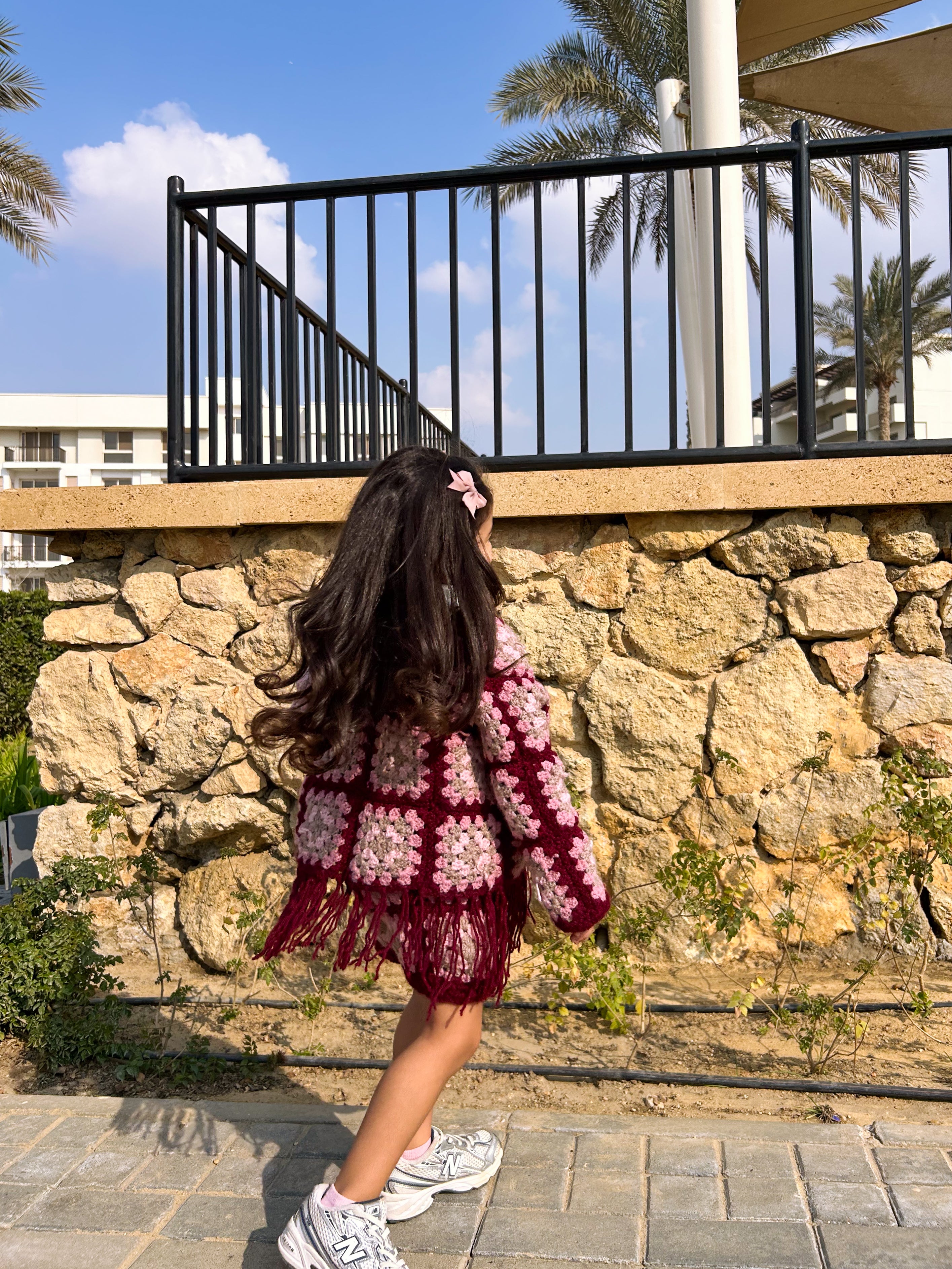 Kids Crochet Skirt set