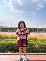 Kids Crochet Skirt set