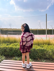 Kids Crochet Skirt set