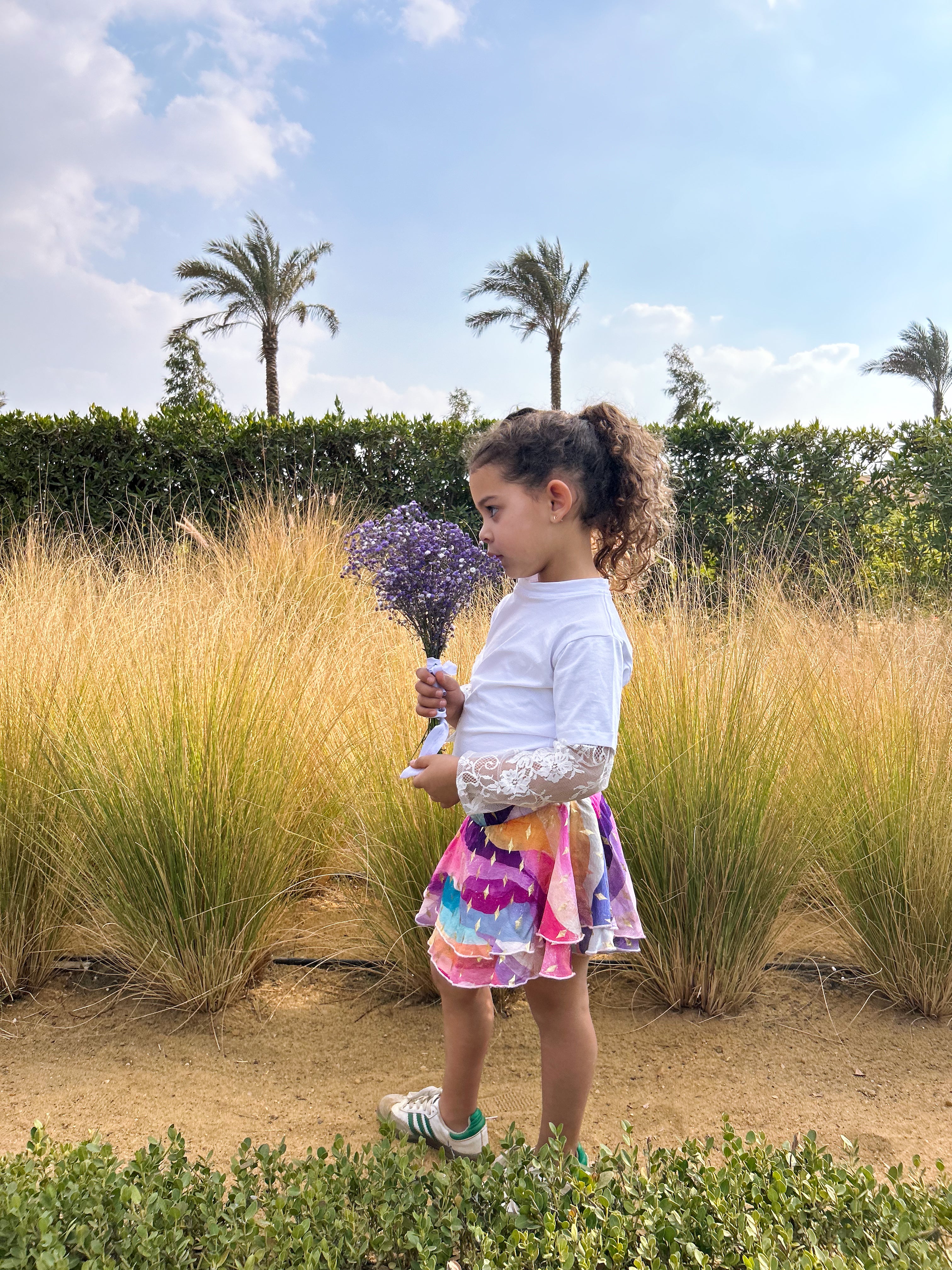 Kids Daylight Lace sleeve top