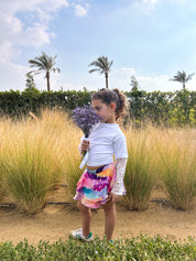 Kids Daylight Lace sleeve top