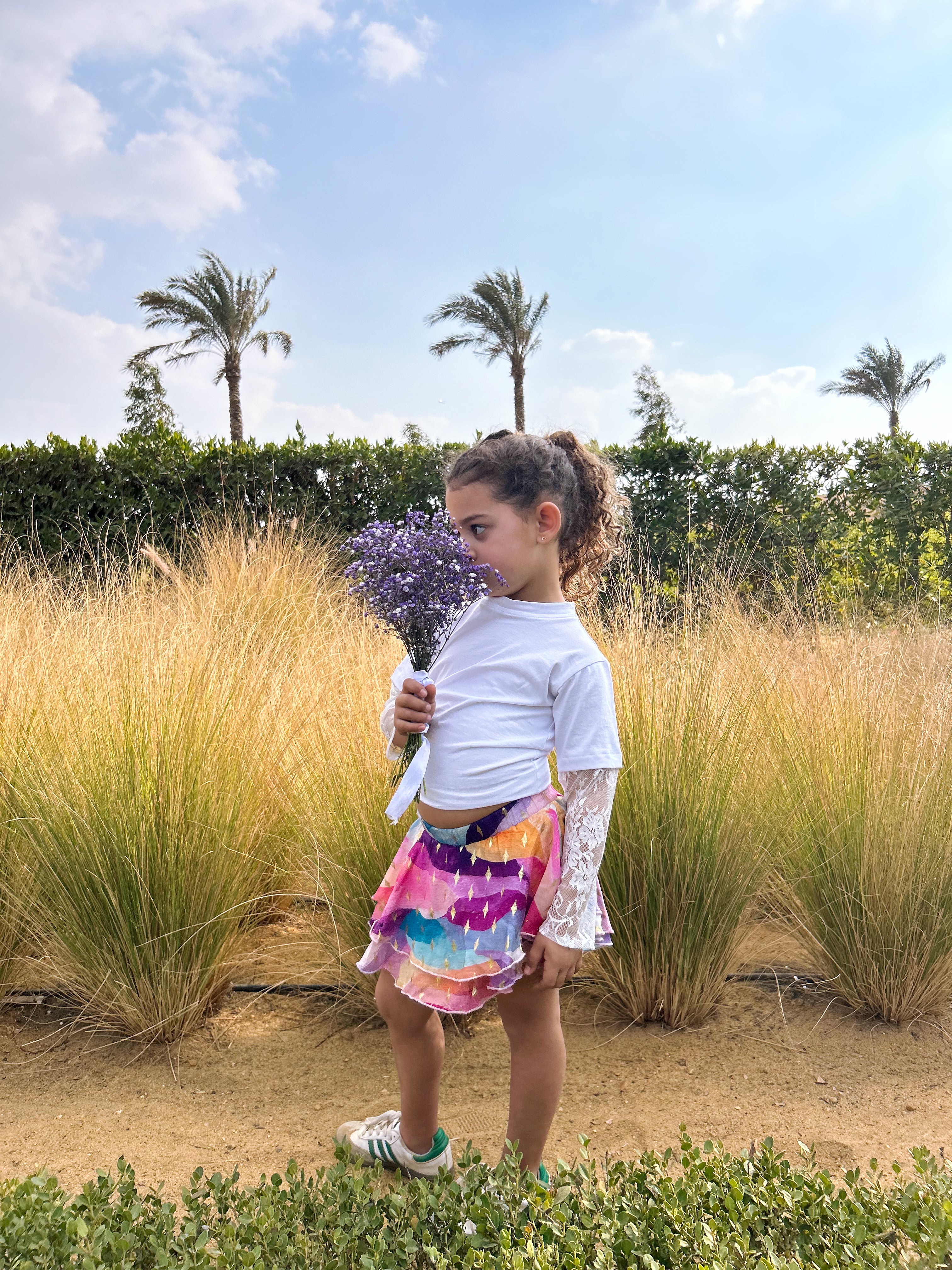 Kids Daylight Lace sleeve top