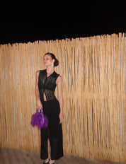 The Noir Lace Top