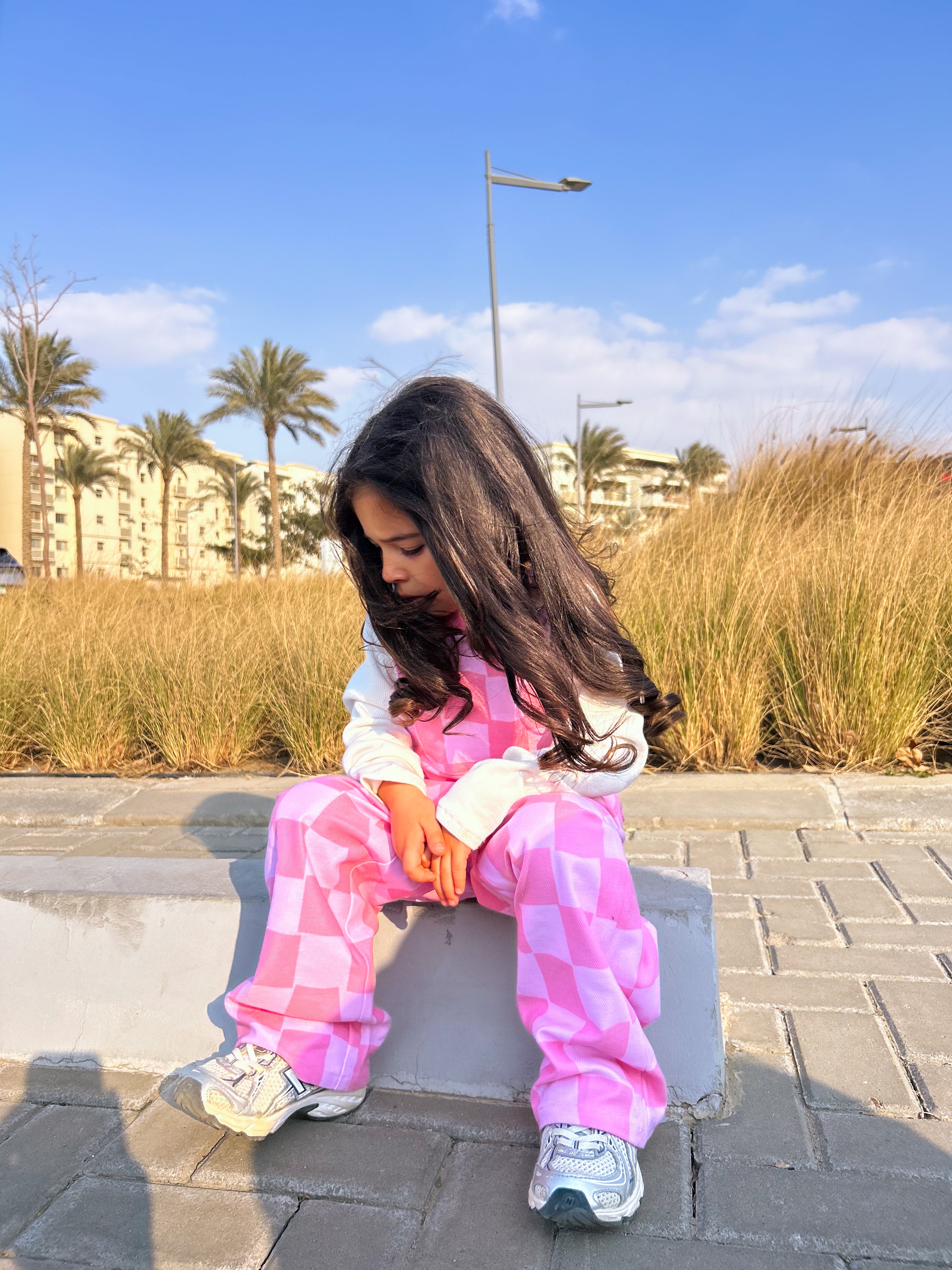 Kids Pink Jumpsuit