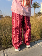 Kids Heart Patterned Pants