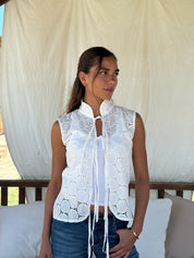The Mandarin Tied Top