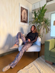 The Zebra Textured Pants