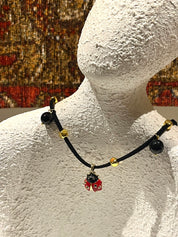 Lady Bug Luck Charm Necklace