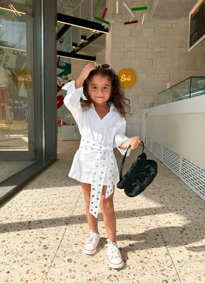 Kids Button Up Dress