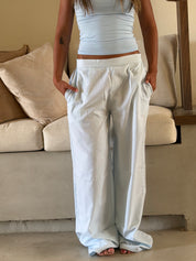 The linen blend pants