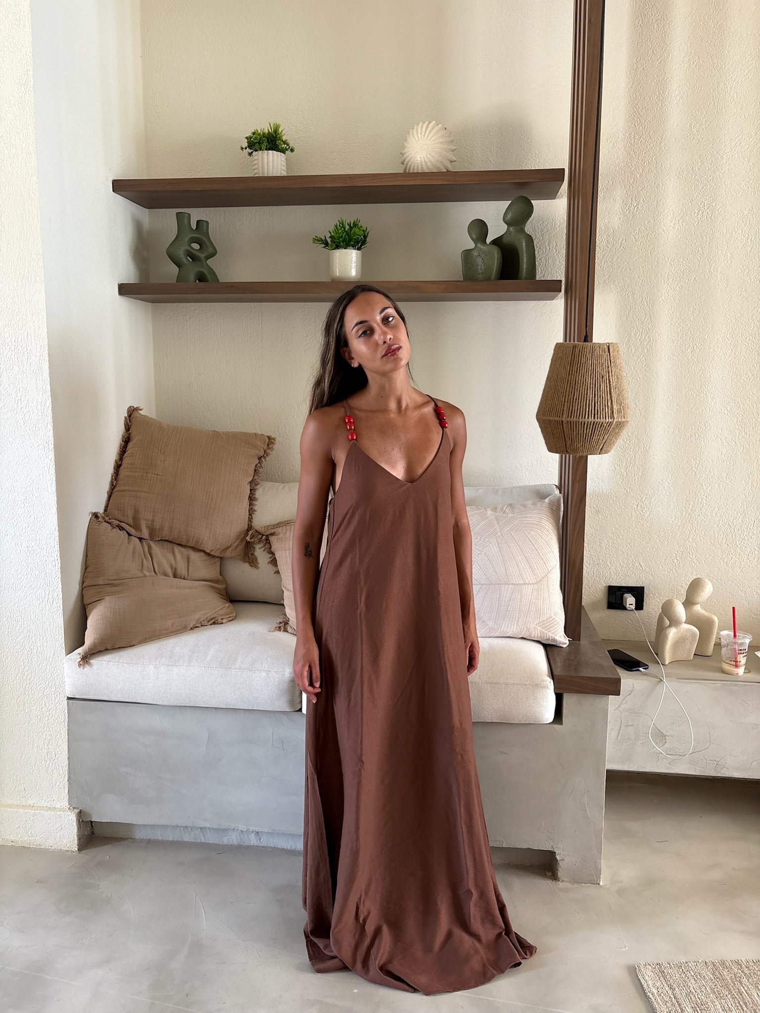 The Beaded Flow Dress