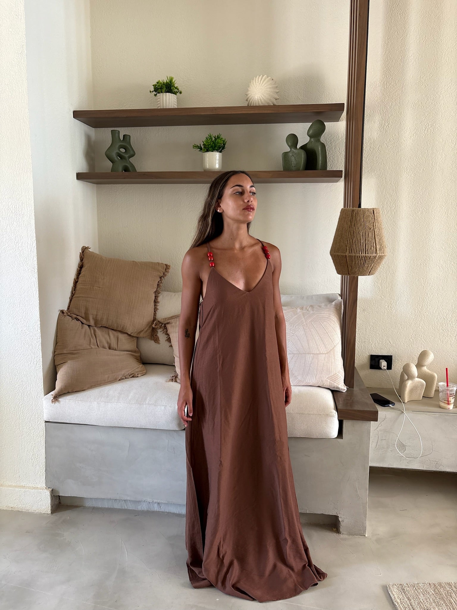 The Beaded Flow Dress