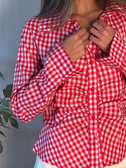 The Cherry Checkered Hourglass Shirt