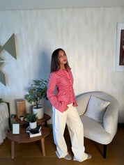 The Cherry Checkered Hourglass Shirt