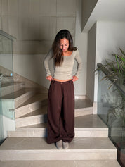 The Brown Flow Trousers