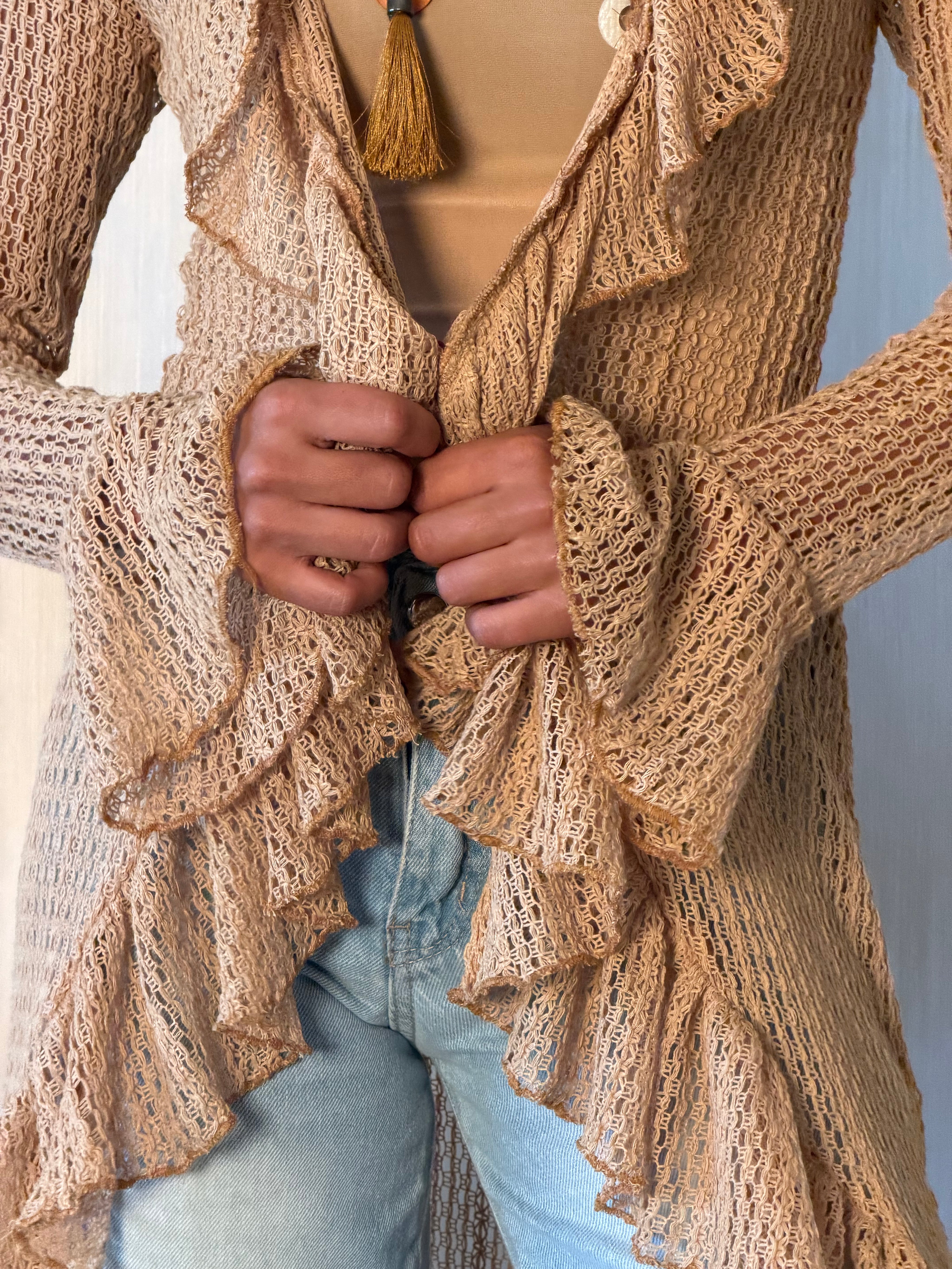 The Ruffle Rush Cardigan
