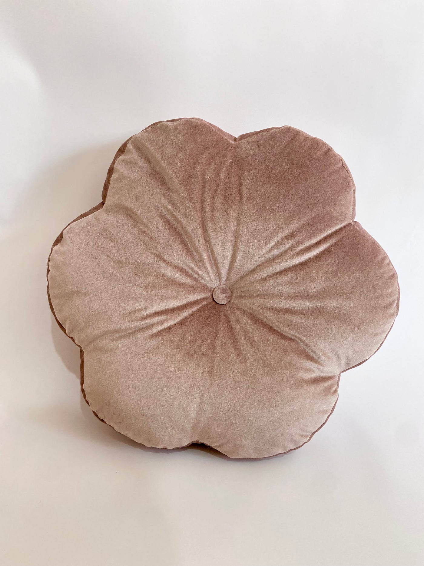 Velvet Flower Shaped Cushion