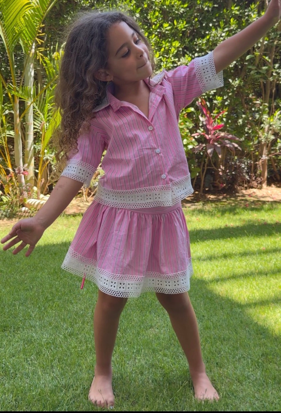 Kids Pink Chic set