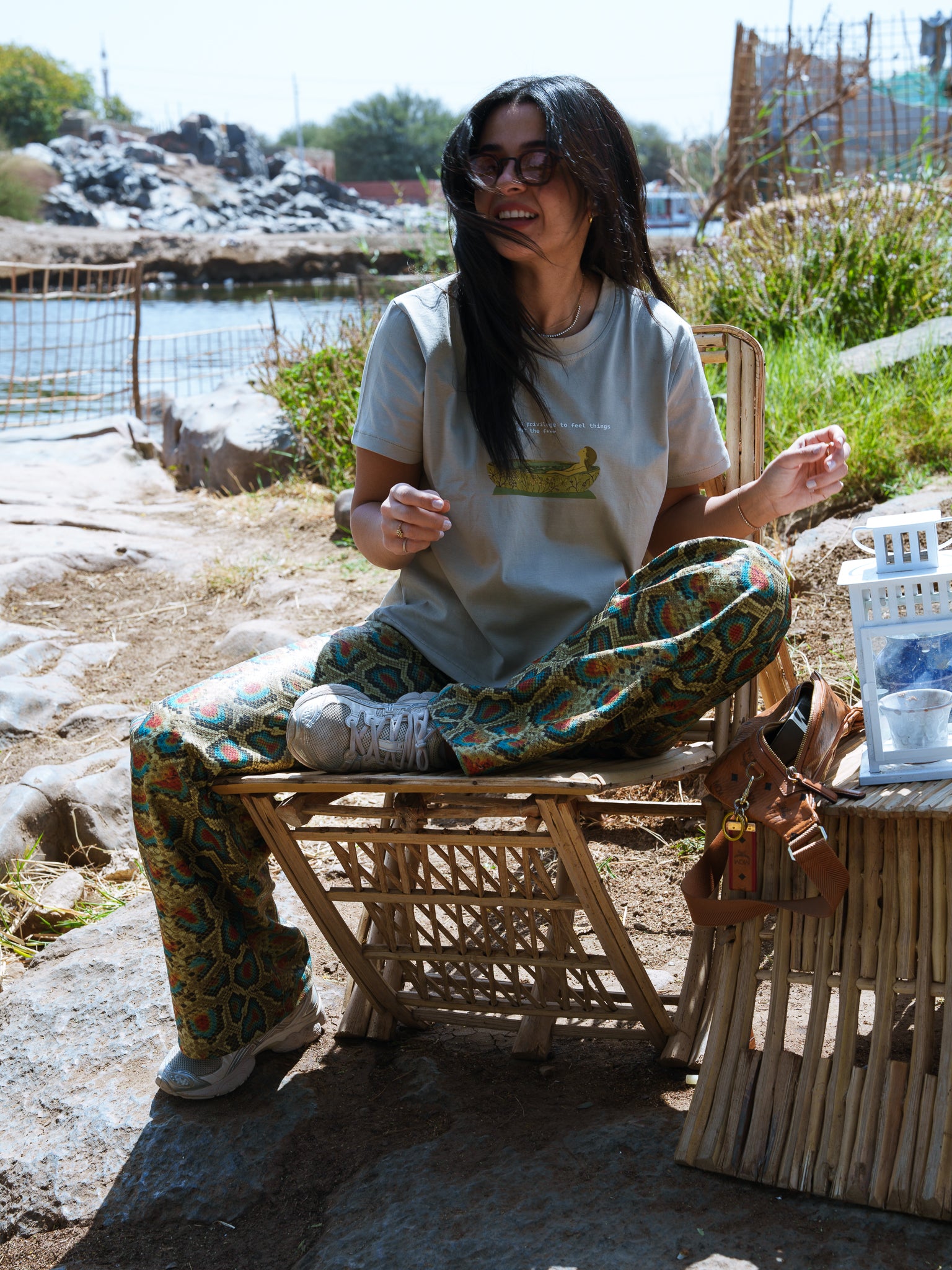The Snake Tile Pants