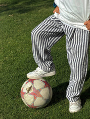 Kids Black foral pocket pants