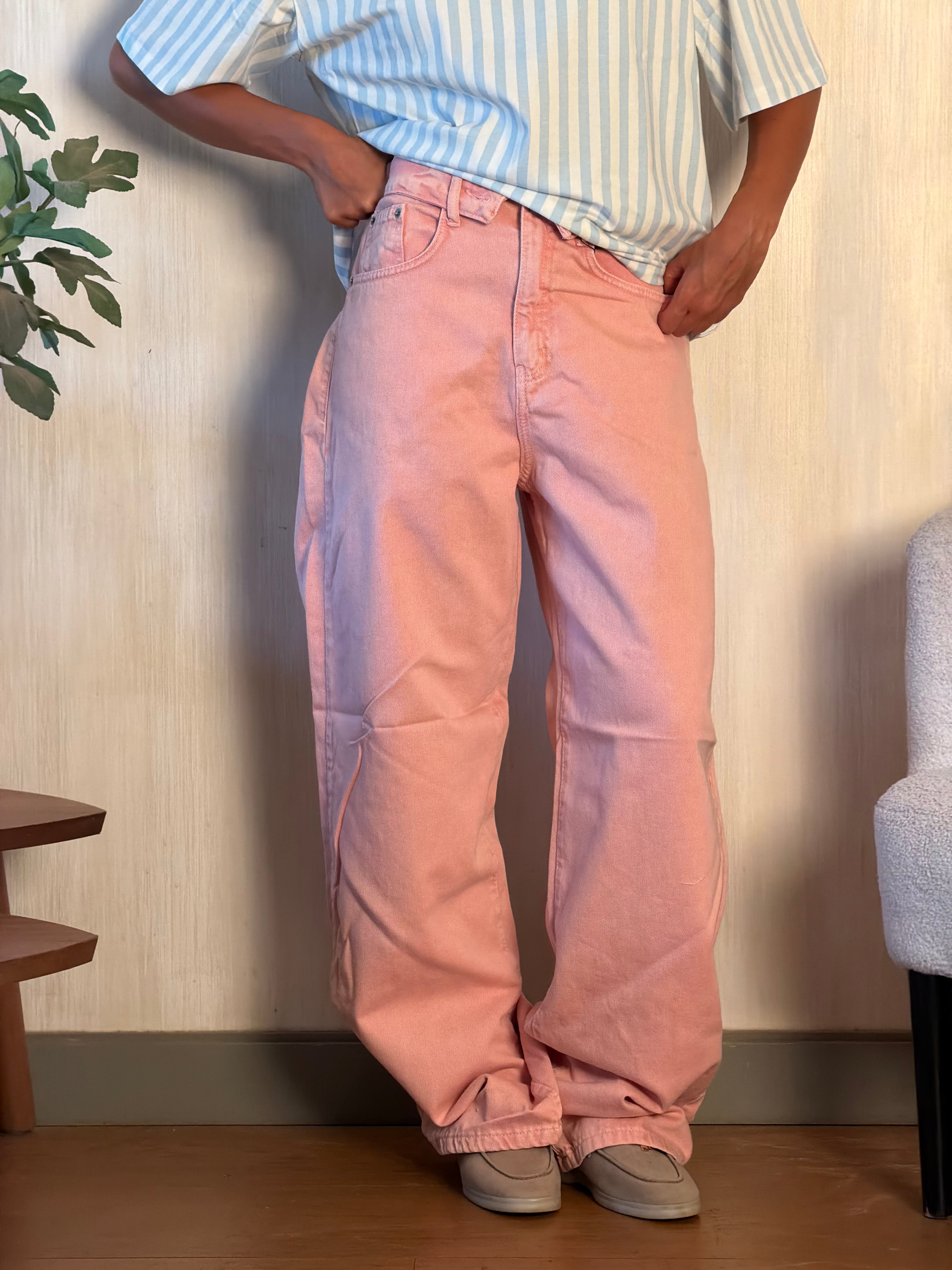 Barbie Pink Fold Over Pants