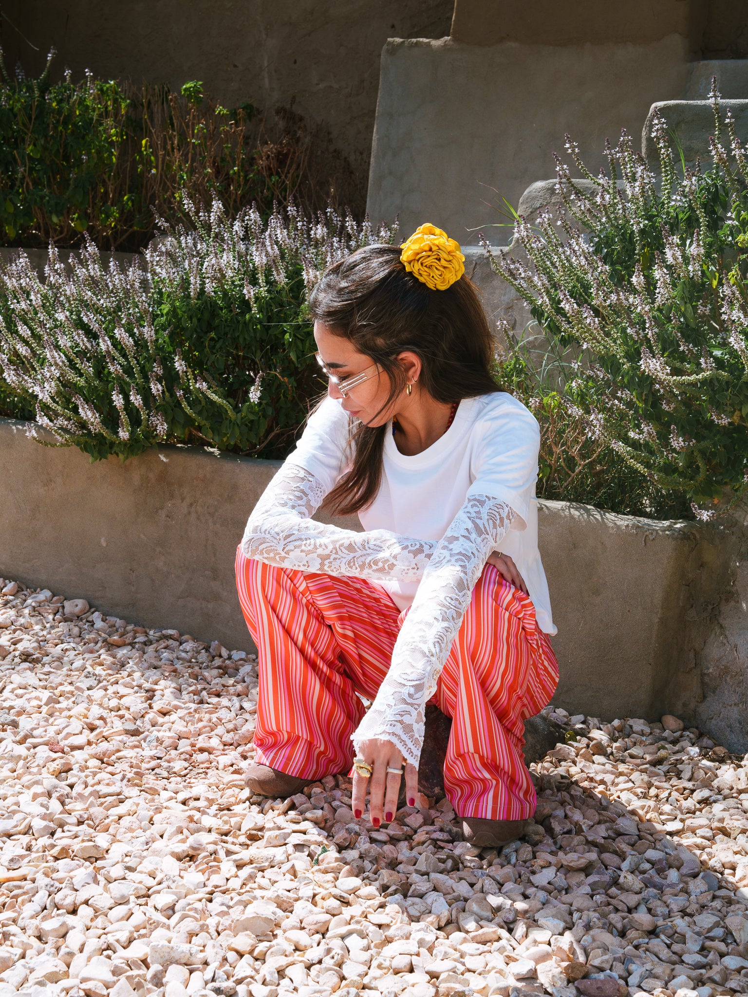 The Daylight Lace Sleeve Tee