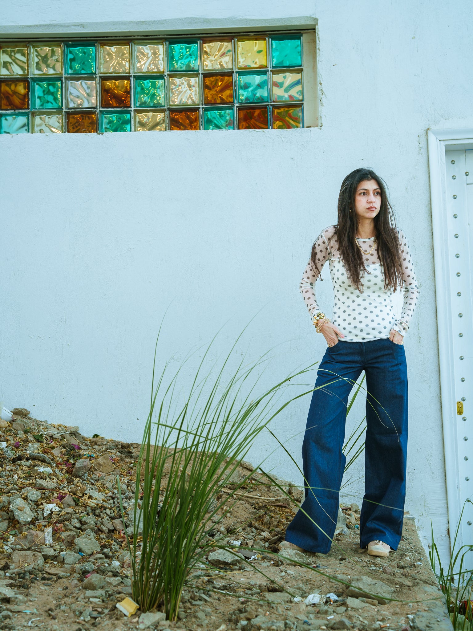 The Polka Dot Sheer Top
