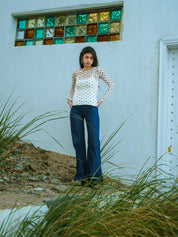 The Polka Dot Sheer Top