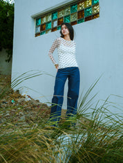 The Polka Dot Sheer Top