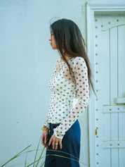 The Polka Dot Sheer Top