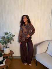 The Brown Flow Trousers