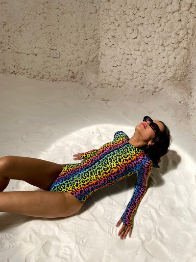 Multicolor Zanzi Swimsuit Top