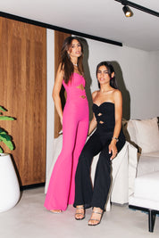 Retro Cutout Jumpsuit