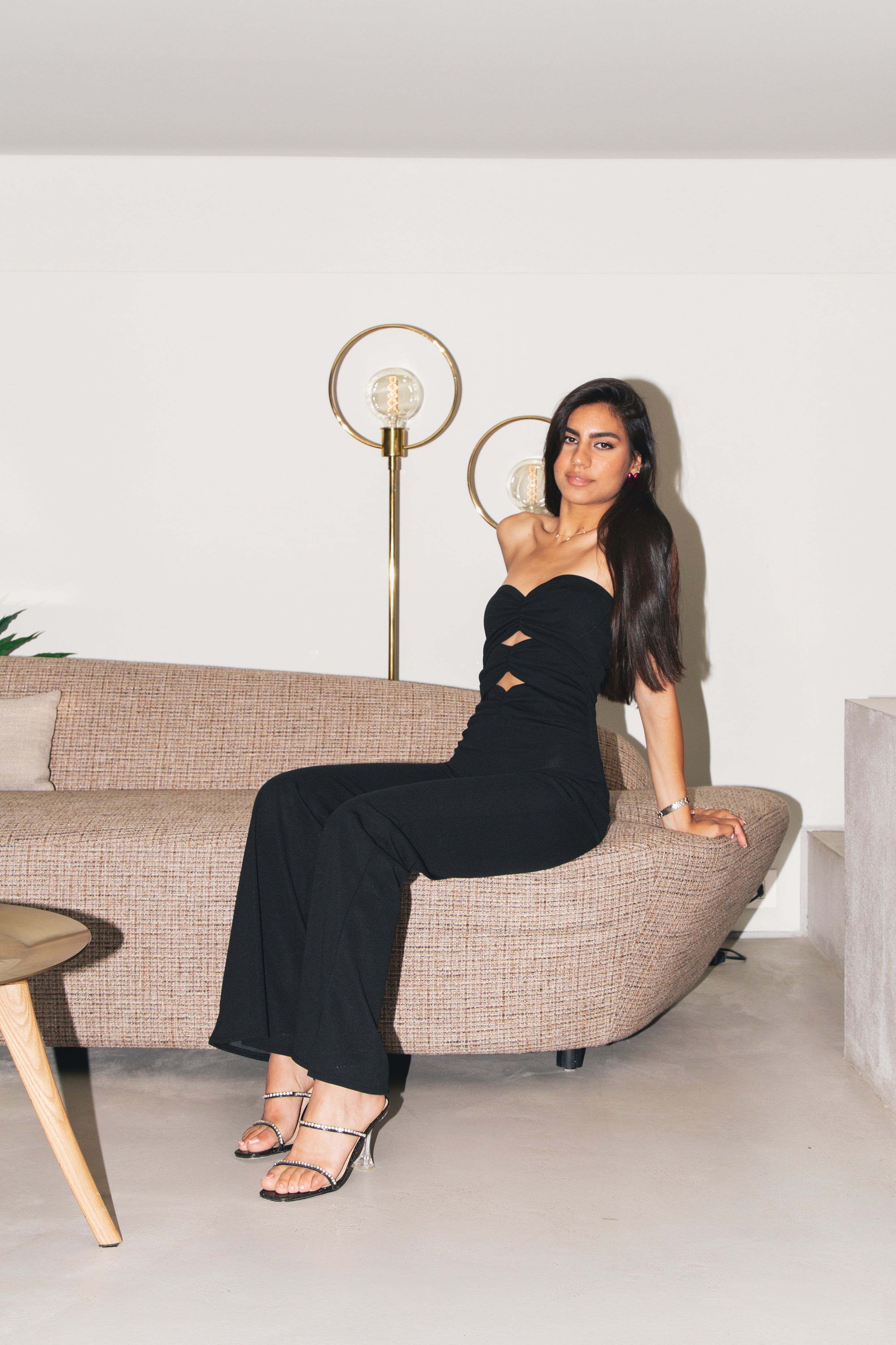 Retro Cutout Jumpsuit