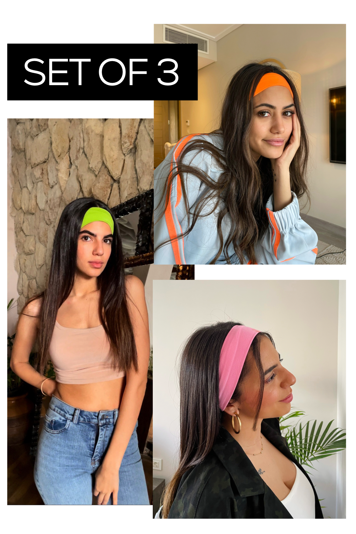 Colored Headbands Pack